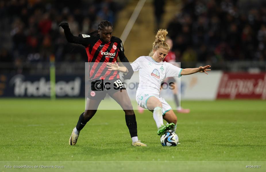 SV Werder Bremen, Eintracht Frankfurt, Frauen, 1. Bundesliga, Bundesliga, Voetball, Sport, Le Football, Germany, Futbol, Fotball, Fussball, Deutschland, DFL, DFB, Calcio, 2023/24, Saison 2023/2024 - Bild-ID: 1046187