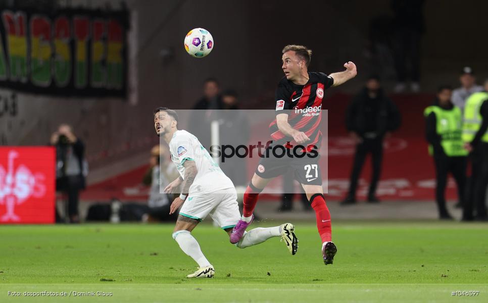 SV Werder Bremen, Eintracht Frankfurt, Bundesliga, Voetball, Sport, Le Football, Germany, Futbol, Fotball, Fussball, Deutschland, DFL, DFB, Calcio, 2023/24, Saison 2023/2024 - Bild-ID: 1046397