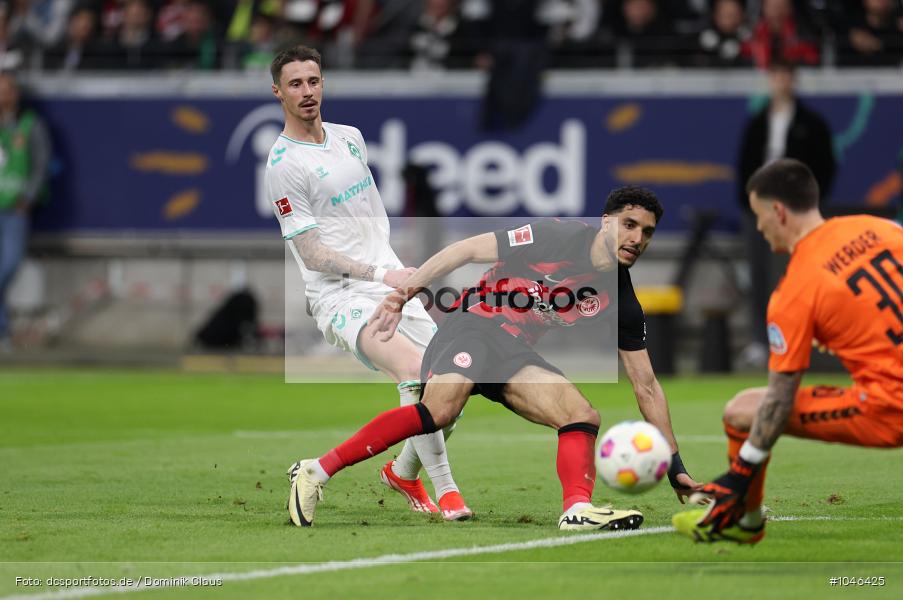 SV Werder Bremen, Eintracht Frankfurt, Bundesliga, Voetball, Sport, Le Football, Germany, Futbol, Fotball, Fussball, Deutschland, DFL, DFB, Calcio, 2023/24, Saison 2023/2024 - Bild-ID: 1046425