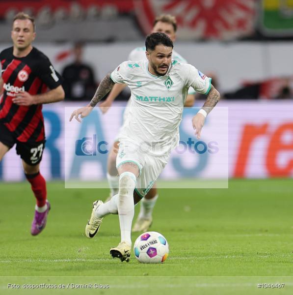 SV Werder Bremen, Eintracht Frankfurt, Bundesliga, Voetball, Sport, Le Football, Germany, Futbol, Fotball, Fussball, Deutschland, DFL, DFB, Calcio, 2023/24, Saison 2023/2024 - Bild-ID: 1046467