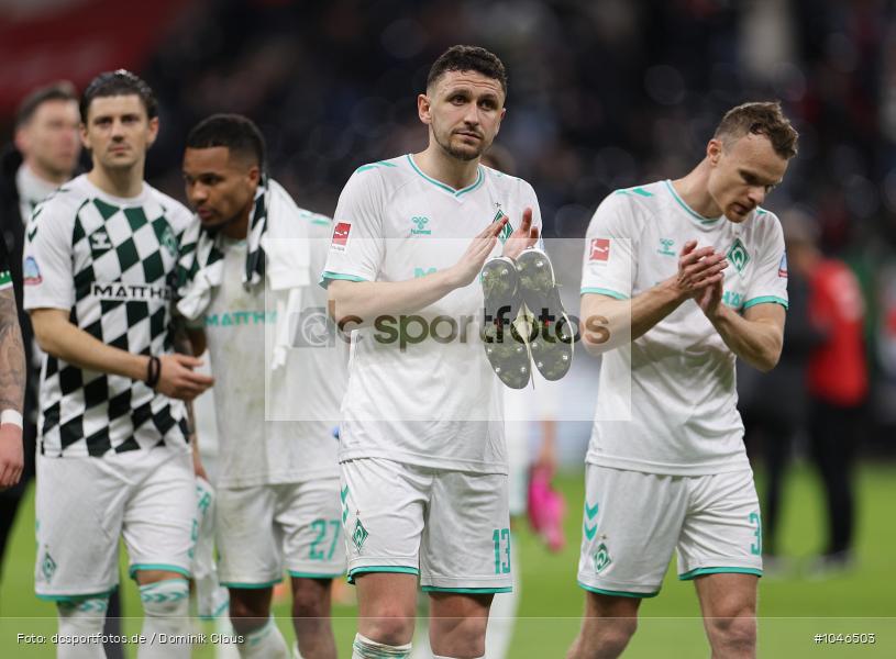 SV Werder Bremen, Eintracht Frankfurt, Bundesliga, Voetball, Sport, Le Football, Germany, Futbol, Fotball, Fussball, Deutschland, DFL, DFB, Calcio, 2023/24, Saison 2023/2024 - Bild-ID: 1046503