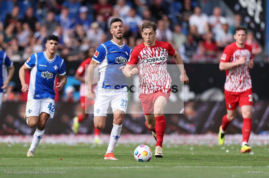 SC Freiburg, SV Darmstadt 98, Bundesliga, Liga, Voetball, Sport, Le Football, Germany, Futbol, Fotball, Fussball, Deutschland, DFL, DFB, Calcio, 2023/24, Saison 2023/2024 - Bild-ID: 1046819