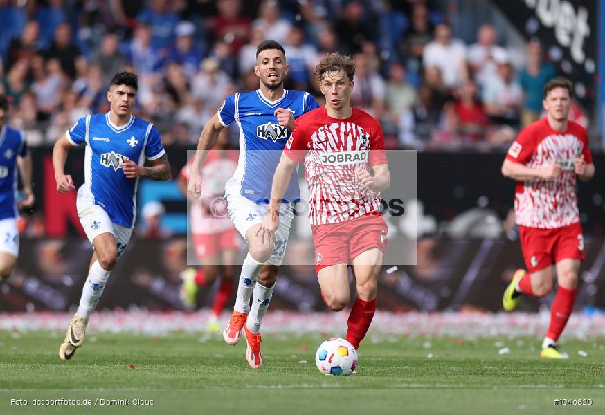 SC Freiburg, SV Darmstadt 98, Bundesliga, Liga, Voetball, Sport, Le Football, Germany, Futbol, Fotball, Fussball, Deutschland, DFL, DFB, Calcio, 2023/24, Saison 2023/2024 - Bild-ID: 1046820