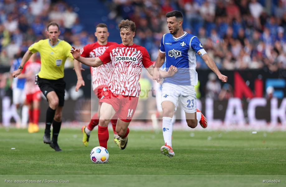 SC Freiburg, SV Darmstadt 98, Bundesliga, Liga, Voetball, Sport, Le Football, Germany, Futbol, Fotball, Fussball, Deutschland, DFL, DFB, Calcio, 2023/24, Saison 2023/2024 - Bild-ID: 1046824