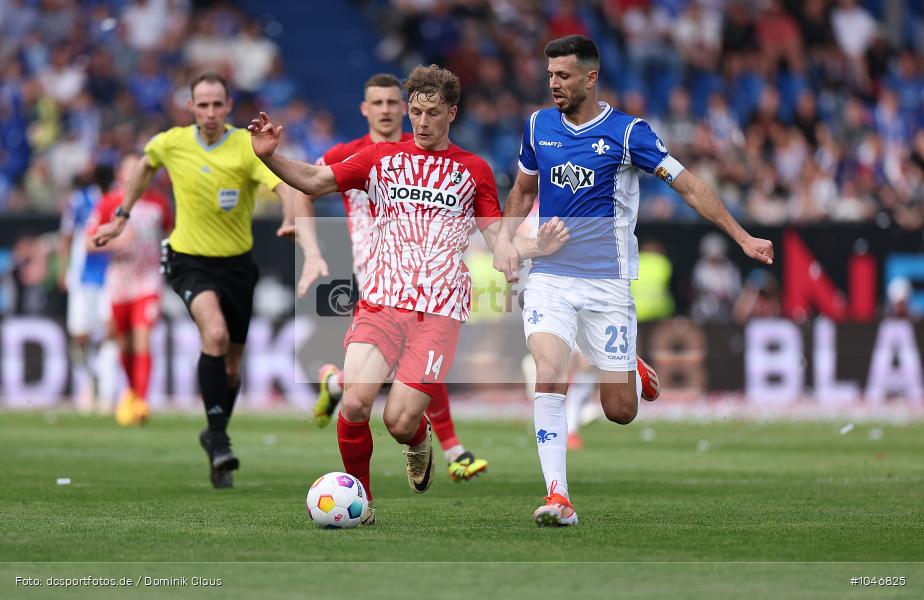 SC Freiburg, SV Darmstadt 98, Bundesliga, Liga, Voetball, Sport, Le Football, Germany, Futbol, Fotball, Fussball, Deutschland, DFL, DFB, Calcio, 2023/24, Saison 2023/2024 - Bild-ID: 1046825