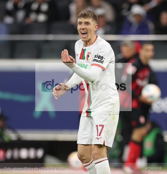 FC Augsburg, Eintracht Frankfurt, Bundesliga, Voetball, Sport, Le Football, Germany, Futbol, Fotball, Fussball, Deutschland, DFL, DFB, Calcio, 2023/24, Saison 2023/2024 - Bild-ID: 1046908