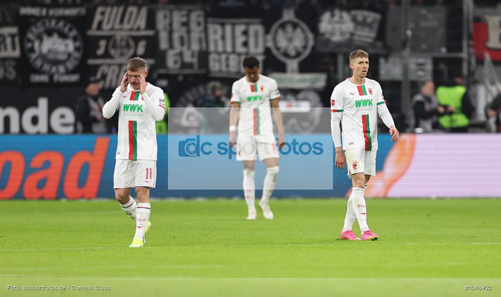 FC Augsburg, Eintracht Frankfurt, Bundesliga, Voetball, Sport, Le Football, Germany, Futbol, Fotball, Fussball, Deutschland, DFL, DFB, Calcio, 2023/24, Saison 2023/2024 - Bild-ID: 1046922