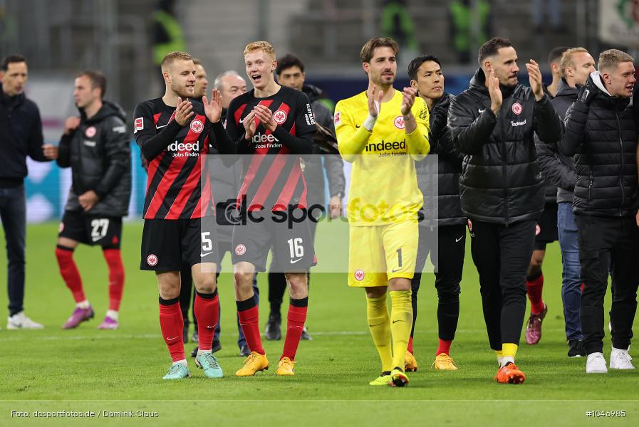FC Augsburg, Eintracht Frankfurt, Bundesliga, Voetball, Sport, Le Football, Germany, Futbol, Fotball, Fussball, Deutschland, DFL, DFB, Calcio, 2023/24, Saison 2023/2024 - Bild-ID: 1046985