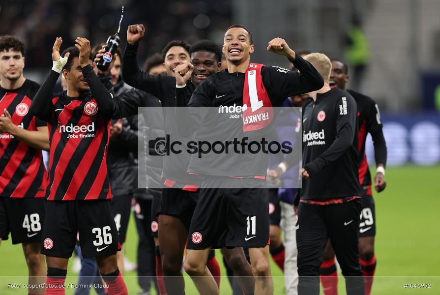 FC Augsburg, Eintracht Frankfurt, Bundesliga, Voetball, Sport, Le Football, Germany, Futbol, Fotball, Fussball, Deutschland, DFL, DFB, Calcio, 2023/24, Saison 2023/2024 - Bild-ID: 1046992