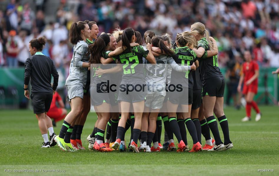 VfL Wolfsburg, FC Bayern München, Finale, DFB-Pokalfinale, Frauen, Voetball, Sport, Le Football, Germany, Futbol, Fotball, Fussball, Deutschland, DFL, DFB, Calcio, 2023/24, Saison 2023/2024 - Bild-ID: 1047978