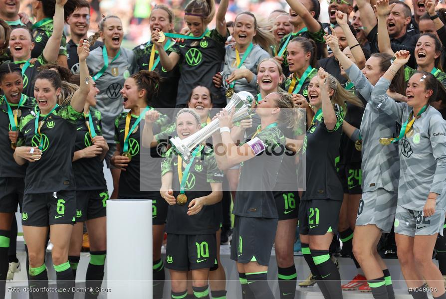 VfL Wolfsburg, FC Bayern München, Finale, DFB-Pokalfinale, Frauen, Voetball, Sport, Le Football, Germany, Futbol, Fotball, Fussball, Deutschland, DFL, DFB, Calcio, 2023/24, Saison 2023/2024 - Bild-ID: 1048006 VfL Wolfsburg, FC Bayern München, Finale, DFB-Pokalfinale, Frauen, Voetball, Sport, Le Football, Germany, Futbol, Fotball, Fussball, Deutschland, DFL, DFB, Calcio, 2023/24, Saison 2023/2024 - Bild-ID: 1048006