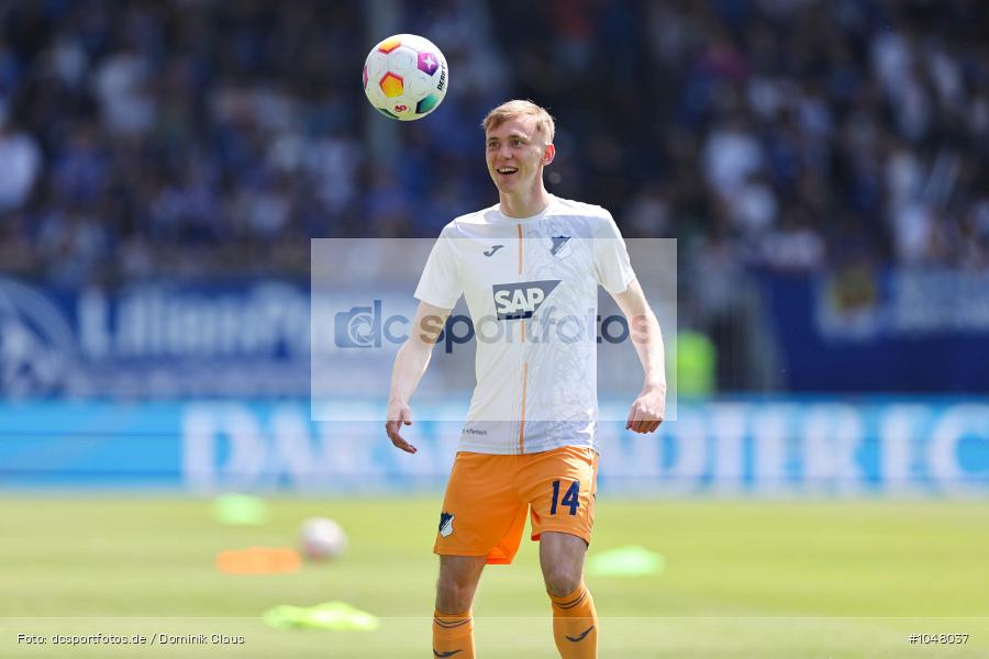 TSG 1899 Hoffenheim, SV Darmstadt 98, Bundesliga, Liga, Voetball, Sport, Le Football, Germany, Futbol, Fotball, Fussball, Deutschland, DFL, DFB, Calcio, 2023/24, Saison 2023/2024 - Bild-ID: 1048037