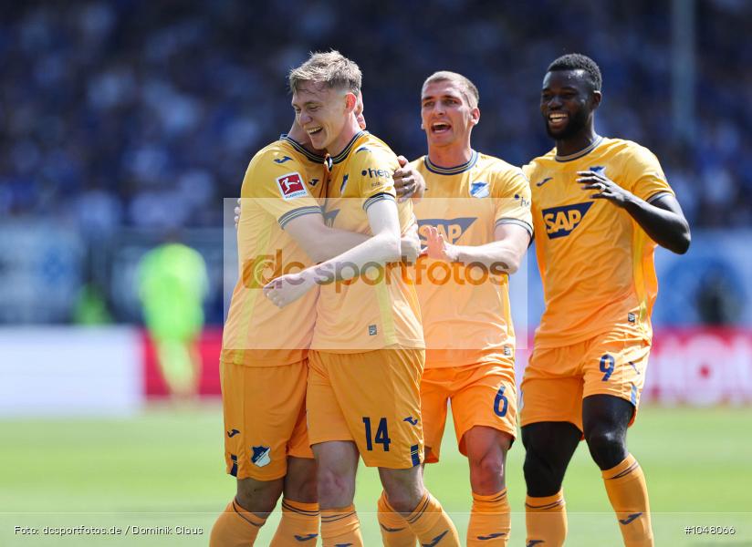 TSG 1899 Hoffenheim, SV Darmstadt 98, Bundesliga, Liga, Voetball, Sport, Le Football, Germany, Futbol, Fotball, Fussball, Deutschland, DFL, DFB, Calcio, 2023/24, Saison 2023/2024 - Bild-ID: 1048066