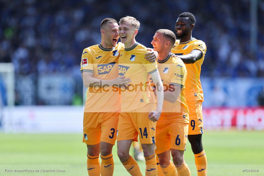 TSG 1899 Hoffenheim, SV Darmstadt 98, Bundesliga, Liga, Voetball, Sport, Le Football, Germany, Futbol, Fotball, Fussball, Deutschland, DFL, DFB, Calcio, 2023/24, Saison 2023/2024 - Bild-ID: 1048068