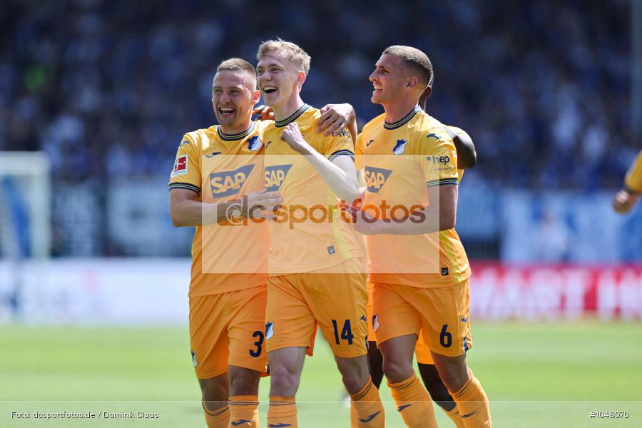 TSG 1899 Hoffenheim, SV Darmstadt 98, Bundesliga, Liga, Voetball, Sport, Le Football, Germany, Futbol, Fotball, Fussball, Deutschland, DFL, DFB, Calcio, 2023/24, Saison 2023/2024 - Bild-ID: 1048070