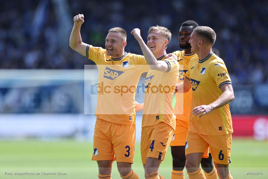 TSG 1899 Hoffenheim, SV Darmstadt 98, Bundesliga, Liga, Voetball, Sport, Le Football, Germany, Futbol, Fotball, Fussball, Deutschland, DFL, DFB, Calcio, 2023/24, Saison 2023/2024 - Bild-ID: 1048074