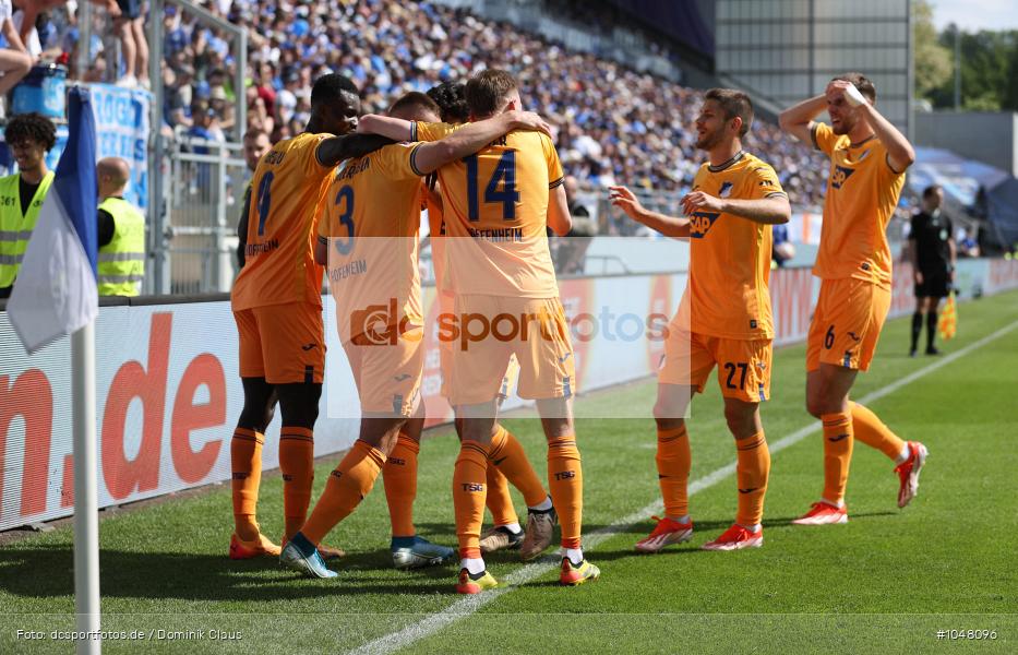 TSG 1899 Hoffenheim, SV Darmstadt 98, Bundesliga, Liga, Voetball, Sport, Le Football, Germany, Futbol, Fotball, Fussball, Deutschland, DFL, DFB, Calcio, 2023/24, Saison 2023/2024 - Bild-ID: 1048096