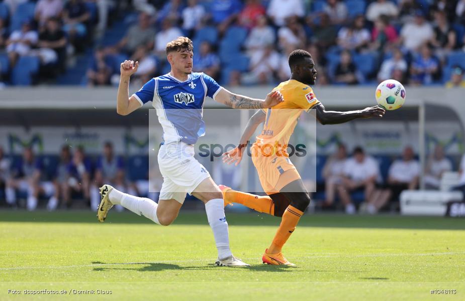 TSG 1899 Hoffenheim, SV Darmstadt 98, Bundesliga, Liga, Voetball, Sport, Le Football, Germany, Futbol, Fotball, Fussball, Deutschland, DFL, DFB, Calcio, 2023/24, Saison 2023/2024 - Bild-ID: 1048113