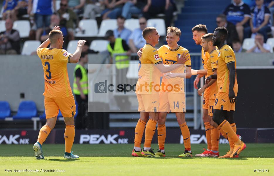 TSG 1899 Hoffenheim, SV Darmstadt 98, Bundesliga, Liga, Voetball, Sport, Le Football, Germany, Futbol, Fotball, Fussball, Deutschland, DFL, DFB, Calcio, 2023/24, Saison 2023/2024 - Bild-ID: 1048131