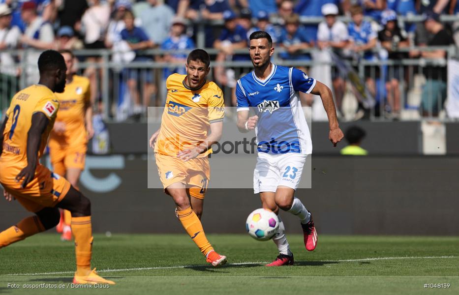 TSG 1899 Hoffenheim, SV Darmstadt 98, Bundesliga, Liga, Voetball, Sport, Le Football, Germany, Futbol, Fotball, Fussball, Deutschland, DFL, DFB, Calcio, 2023/24, Saison 2023/2024 - Bild-ID: 1048139 TSG 1899 Hoffenheim, SV Darmstadt 98, Bundesliga, Liga, Voetball, Sport, Le Football, Germany, Futbol, Fotball, Fussball, Deutschland, DFL, DFB, Calcio, 2023/24, Saison 2023/2024 - Bild-ID: 1048139