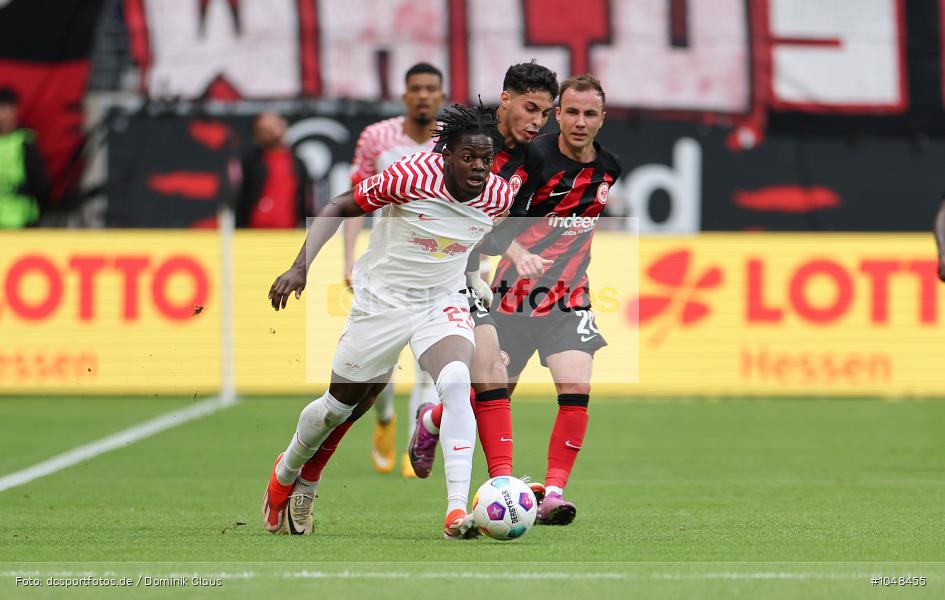 RB Leipzig, Eintracht Frankfurt, Bundesliga, Voetball, Sport, Le Football, Germany, Futbol, Fotball, Fussball, Deutschland, DFL, DFB, Calcio, 2023/24, Saison 2023/2024 - Bild-ID: 1048455