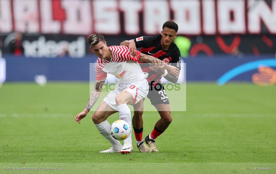 RB Leipzig, Eintracht Frankfurt, Bundesliga, Voetball, Sport, Le Football, Germany, Futbol, Fotball, Fussball, Deutschland, DFL, DFB, Calcio, 2023/24, Saison 2023/2024 - Bild-ID: 1048463