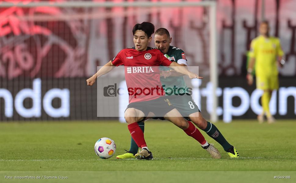 SSV Jahn Regensburg, SV Wehen Wiesbaden, Relegation, 3. Liga, 2. Bundesliga, Liga, 2. Liga, Voetball, Sport, Le Football, Germany, Futbol, Fotball, Fussball, Deutschland, DFL, DFB, Calcio, 2023/24, Saison 2023/2024 - Bild-ID: 1049188