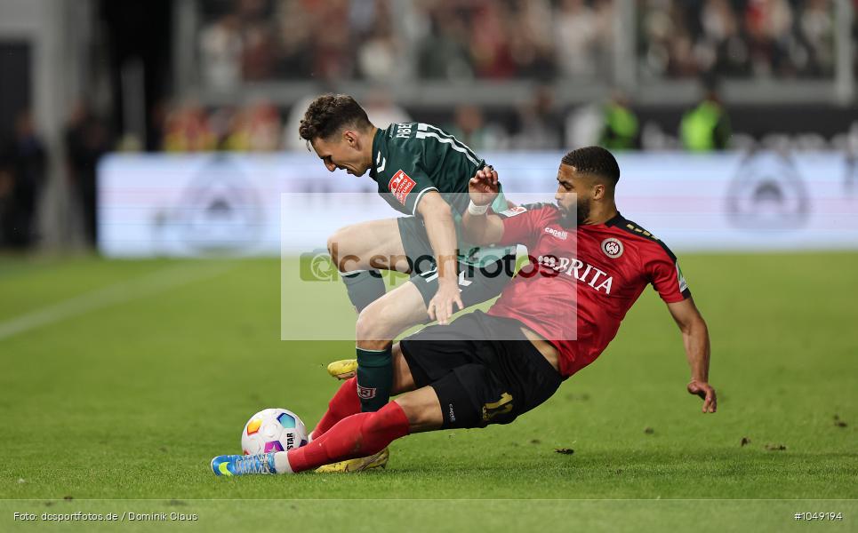 SSV Jahn Regensburg, SV Wehen Wiesbaden, Relegation, 3. Liga, 2. Bundesliga, Liga, 2. Liga, Voetball, Sport, Le Football, Germany, Futbol, Fotball, Fussball, Deutschland, DFL, DFB, Calcio, 2023/24, Saison 2023/2024 - Bild-ID: 1049194