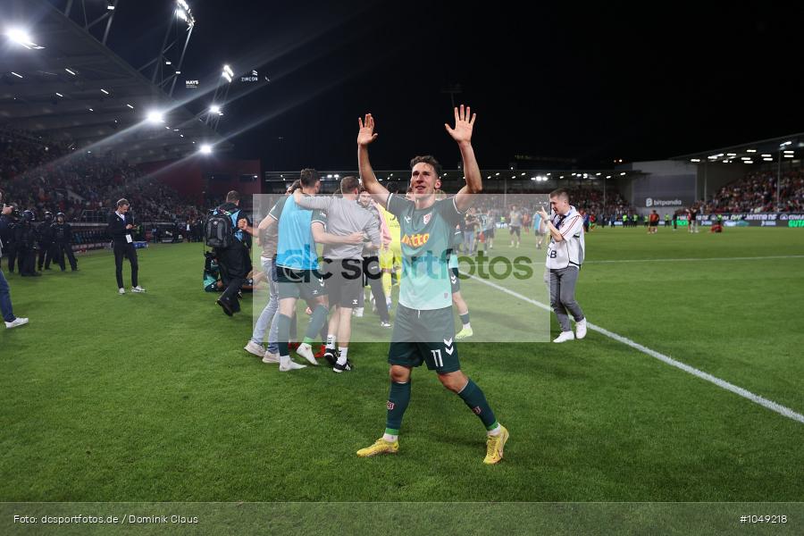 SSV Jahn Regensburg, SV Wehen Wiesbaden, Relegation, 3. Liga, 2. Bundesliga, Liga, 2. Liga, Voetball, Sport, Le Football, Germany, Futbol, Fotball, Fussball, Deutschland, DFL, DFB, Calcio, 2023/24, Saison 2023/2024 - Bild-ID: 1049218