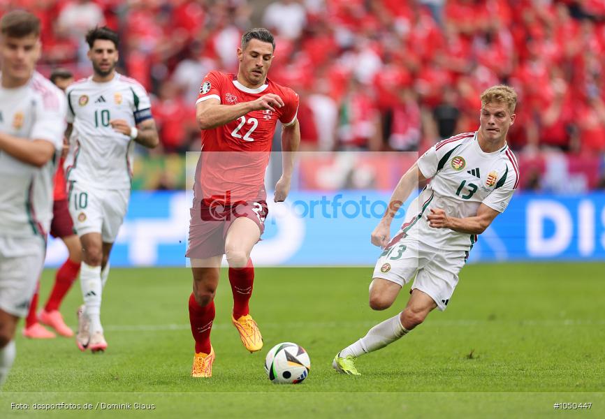 Schweiz, Ungarn, EM, Europameisterschaft, EURO, UEFA EURO 2024, Voetball, Sport, Le Football, Germany, Futbol, Fotball, Fussball, Deutschland, Calcio, 2023/24, Saison 2023/2024 - Bild-ID: 1050447