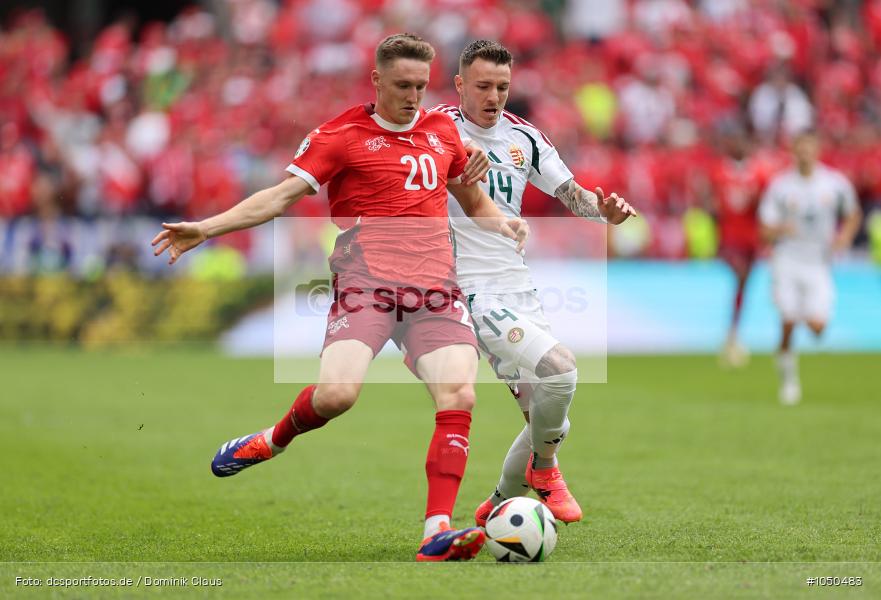 Schweiz, Ungarn, EM, Europameisterschaft, EURO, UEFA EURO 2024, Voetball, Sport, Le Football, Germany, Futbol, Fotball, Fussball, Deutschland, Calcio, 2023/24, Saison 2023/2024 - Bild-ID: 1050483