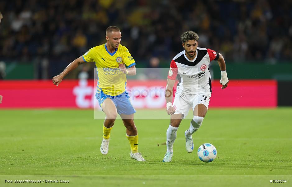 Eintracht Frankfurt, Eintracht Braunschweig, Pokal, DFB-Pokal, Voetball, Sport, Le Football, Germany, Futbol, Fotball, Fussball, Deutschland, DFL, DFB, Calcio, 2024/25, Saison 2024/2025 - Bild-ID: 1052274