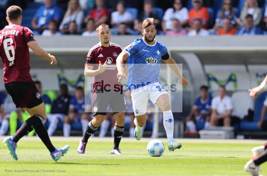 1. FC Nürnberg, SV Darmstadt 98, 2. Liga, 2. Bundesliga, Bundesliga, Liga, Voetball, Sport, Le Football, Germany, Futbol, Fotball, Fussball, Deutschland, DFL, DFB, Calcio, 2024/25, Saison 2024/2025 - Bild-ID: 1052432