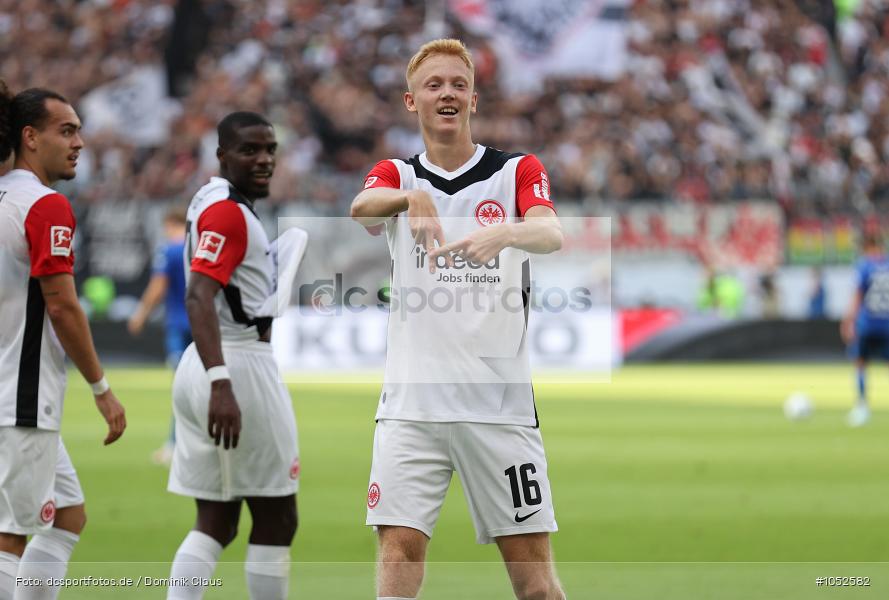 TSG 1899 Hoffenheim, Eintracht Frankfurt, Bundesliga, Voetball, Sport, Le Football, Germany, Futbol, Fotball, Fussball, Deutschland, DFL, DFB, Calcio, 2024/25, Saison 2024/2025 - Bild-ID: 1052582