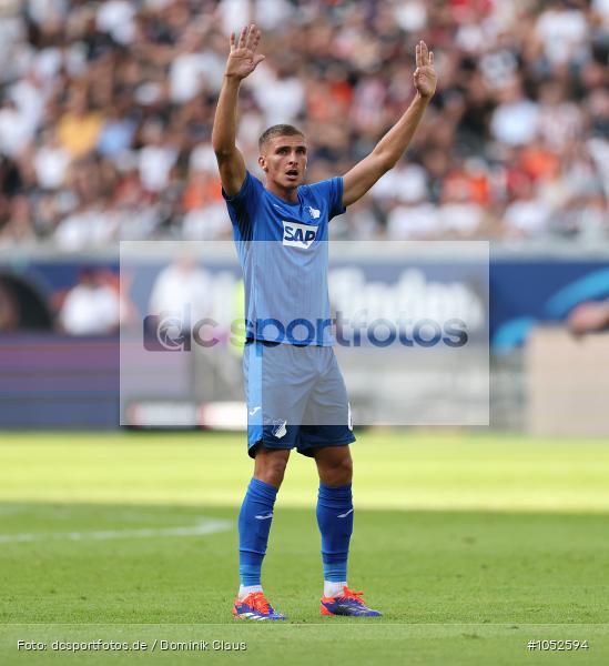 TSG 1899 Hoffenheim, Eintracht Frankfurt, Bundesliga, Voetball, Sport, Le Football, Germany, Futbol, Fotball, Fussball, Deutschland, DFL, DFB, Calcio, 2024/25, Saison 2024/2025 - Bild-ID: 1052594