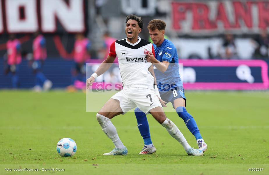 TSG 1899 Hoffenheim, Eintracht Frankfurt, Bundesliga, Voetball, Sport, Le Football, Germany, Futbol, Fotball, Fussball, Deutschland, DFL, DFB, Calcio, 2024/25, Saison 2024/2025 - Bild-ID: 1052597