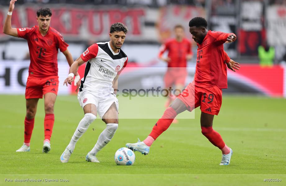 FC Bayern München, Eintracht Frankfurt, Bundesliga, Voetball, Sport, Le Football, Germany, Futbol, Fotball, Fussball, Deutschland, DFL, DFB, Calcio, 2024/25, Saison 2024/2025 - Bild-ID: 1053386 FC Bayern München, Eintracht Frankfurt, Bundesliga, Voetball, Sport, Le Football, Germany, Futbol, Fotball, Fussball, Deutschland, DFL, DFB, Calcio, 2024/25, Saison 2024/2025 - Bild-ID: 1053386