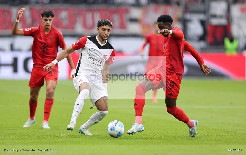 FC Bayern München, Eintracht Frankfurt, Bundesliga, Voetball, Sport, Le Football, Germany, Futbol, Fotball, Fussball, Deutschland, DFL, DFB, Calcio, 2024/25, Saison 2024/2025 - Bild-ID: 1053387