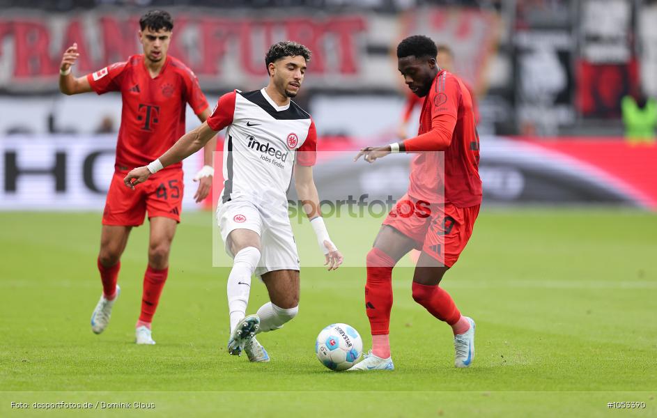 FC Bayern München, Eintracht Frankfurt, Bundesliga, Voetball, Sport, Le Football, Germany, Futbol, Fotball, Fussball, Deutschland, DFL, DFB, Calcio, 2024/25, Saison 2024/2025 - Bild-ID: 1053390 FC Bayern München, Eintracht Frankfurt, Bundesliga, Voetball, Sport, Le Football, Germany, Futbol, Fotball, Fussball, Deutschland, DFL, DFB, Calcio, 2024/25, Saison 2024/2025 - Bild-ID: 1053390
