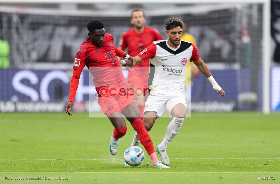 FC Bayern München, Eintracht Frankfurt, Bundesliga, Voetball, Sport, Le Football, Germany, Futbol, Fotball, Fussball, Deutschland, DFL, DFB, Calcio, 2024/25, Saison 2024/2025 - Bild-ID: 1053432 FC Bayern München, Eintracht Frankfurt, Bundesliga, Voetball, Sport, Le Football, Germany, Futbol, Fotball, Fussball, Deutschland, DFL, DFB, Calcio, 2024/25, Saison 2024/2025 - Bild-ID: 1053432