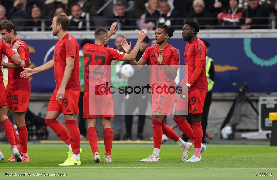 FC Bayern München, Eintracht Frankfurt, Bundesliga, Voetball, Sport, Le Football, Germany, Futbol, Fotball, Fussball, Deutschland, DFL, DFB, Calcio, 2024/25, Saison 2024/2025 - Bild-ID: 1053448 FC Bayern München, Eintracht Frankfurt, Bundesliga, Voetball, Sport, Le Football, Germany, Futbol, Fotball, Fussball, Deutschland, DFL, DFB, Calcio, 2024/25, Saison 2024/2025 - Bild-ID: 1053448