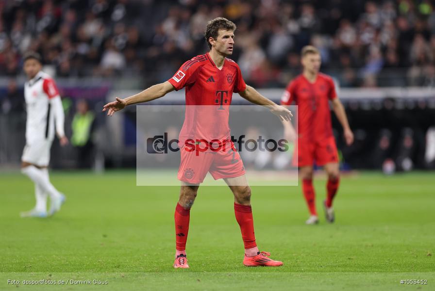 FC Bayern München, Eintracht Frankfurt, Bundesliga, Voetball, Sport, Le Football, Germany, Futbol, Fotball, Fussball, Deutschland, DFL, DFB, Calcio, 2024/25, Saison 2024/2025 - Bild-ID: 1053452 FC Bayern München, Eintracht Frankfurt, Bundesliga, Voetball, Sport, Le Football, Germany, Futbol, Fotball, Fussball, Deutschland, DFL, DFB, Calcio, 2024/25, Saison 2024/2025 - Bild-ID: 1053452