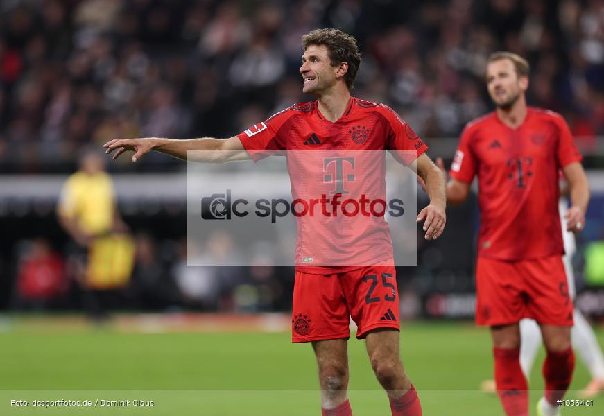 FC Bayern München, Eintracht Frankfurt, Bundesliga, Voetball, Sport, Le Football, Germany, Futbol, Fotball, Fussball, Deutschland, DFL, DFB, Calcio, 2024/25, Saison 2024/2025 - Bild-ID: 1053461