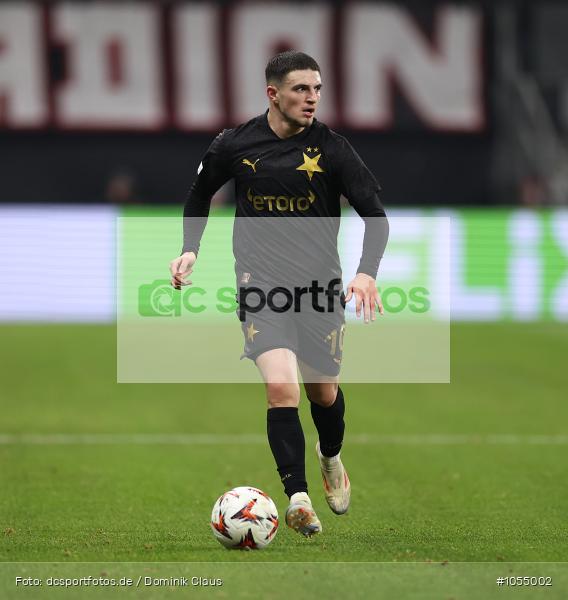 Prag, SK Slavia Praha, Eintracht Frankfurt, EL, Europa League, UEFA Europa League, UEFA, Voetball, Sport, Le Football, Germany, Futbol, Fotball, Fussball, Deutschland, DFL, DFB, Calcio, 2024/25, Saison 2024/2025 - Bild-ID: 1055002
