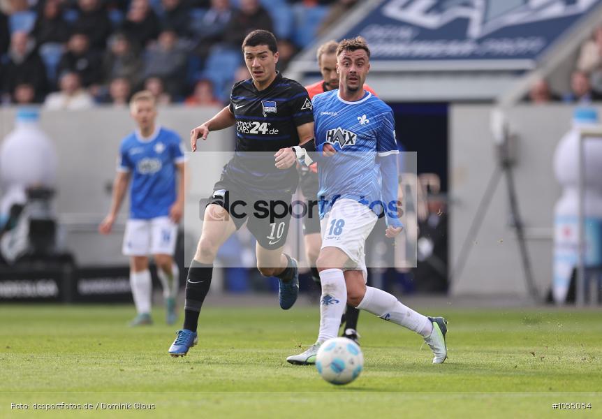 Hertha BSC Berlin, SV Darmstadt 98, 2. Liga, 2. Bundesliga, Bundesliga, Liga, Voetball, Sport, Le Football, Germany, Futbol, Fotball, Fussball, Deutschland, DFL, DFB, Calcio, 2024/25, Saison 2024/2025 - Bild-ID: 1055054