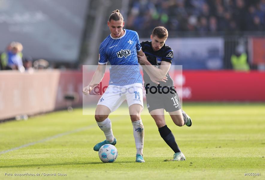 Hertha BSC Berlin, SV Darmstadt 98, 2. Liga, 2. Bundesliga, Bundesliga, Liga, Voetball, Sport, Le Football, Germany, Futbol, Fotball, Fussball, Deutschland, DFL, DFB, Calcio, 2024/25, Saison 2024/2025 - Bild-ID: 1055081