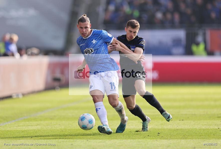 Hertha BSC Berlin, SV Darmstadt 98, 2. Liga, 2. Bundesliga, Bundesliga, Liga, Voetball, Sport, Le Football, Germany, Futbol, Fotball, Fussball, Deutschland, DFL, DFB, Calcio, 2024/25, Saison 2024/2025 - Bild-ID: 1055083