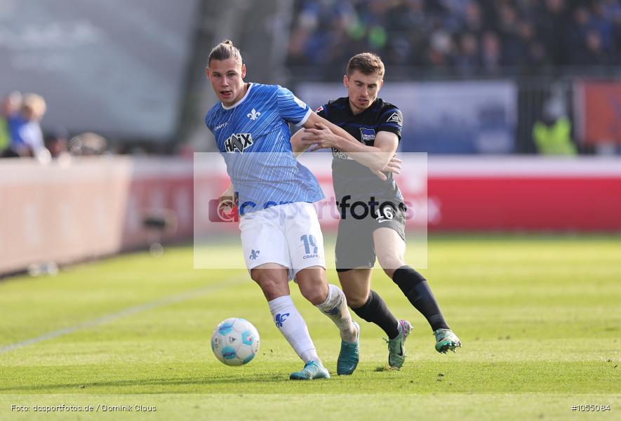 Hertha BSC Berlin, SV Darmstadt 98, 2. Liga, 2. Bundesliga, Bundesliga, Liga, Voetball, Sport, Le Football, Germany, Futbol, Fotball, Fussball, Deutschland, DFL, DFB, Calcio, 2024/25, Saison 2024/2025 - Bild-ID: 1055084