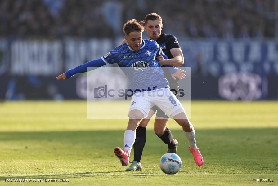 Hertha BSC Berlin, SV Darmstadt 98, 2. Liga, 2. Bundesliga, Bundesliga, Liga, Voetball, Sport, Le Football, Germany, Futbol, Fotball, Fussball, Deutschland, DFL, DFB, Calcio, 2024/25, Saison 2024/2025 - Bild-ID: 1055102
