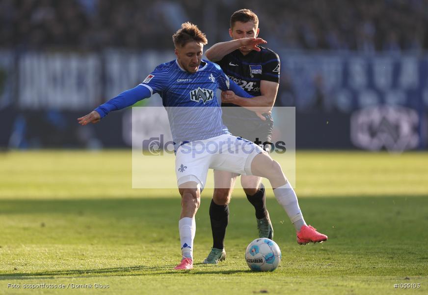 Hertha BSC Berlin, SV Darmstadt 98, 2. Liga, 2. Bundesliga, Bundesliga, Liga, Voetball, Sport, Le Football, Germany, Futbol, Fotball, Fussball, Deutschland, DFL, DFB, Calcio, 2024/25, Saison 2024/2025 - Bild-ID: 1055103 Hertha BSC Berlin, SV Darmstadt 98, 2. Liga, 2. Bundesliga, Bundesliga, Liga, Voetball, Sport, Le Football, Germany, Futbol, Fotball, Fussball, Deutschland, DFL, DFB, Calcio, 2024/25, Saison 2024/2025 - Bild-ID: 1055103
